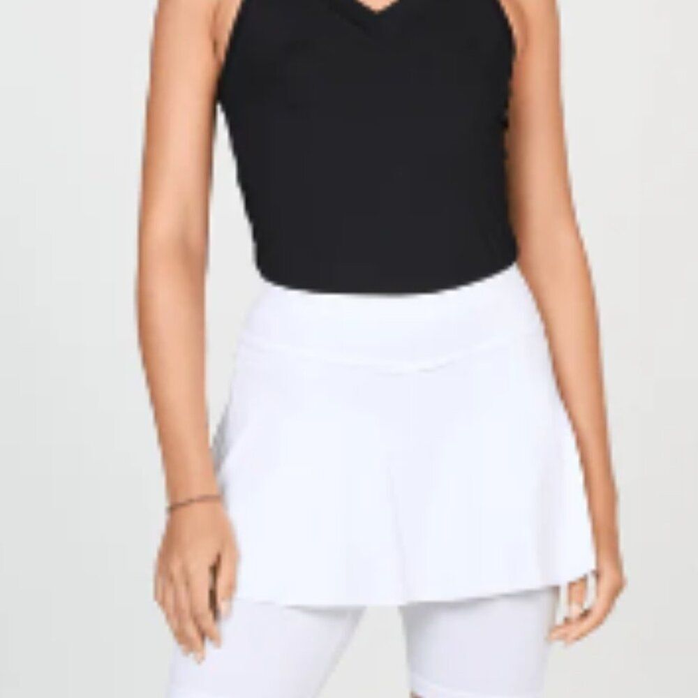Sofibella Jan Bermuda Skort‎ Womens XS White Abaza Skort w/ Leggings 1518 NEW